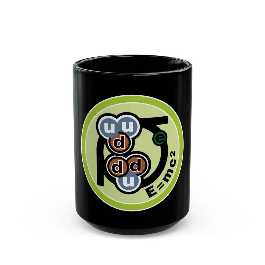 Nuclear Science (Boy Scout Merit Badge) Black Coffee Mug 15oz - Go Mug Yourself
