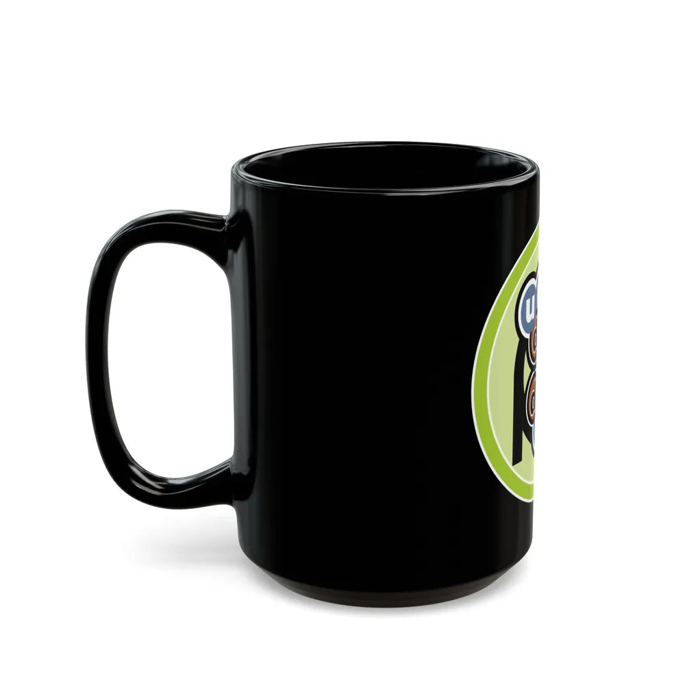 Nuclear Science (Boy Scout Merit Badge) Black Coffee Mug-Go Mug Yourself