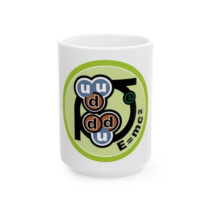 Nuclear Science (Boy Scout Merit Badge) White Coffee Mug 15oz - Go Mug Yourself