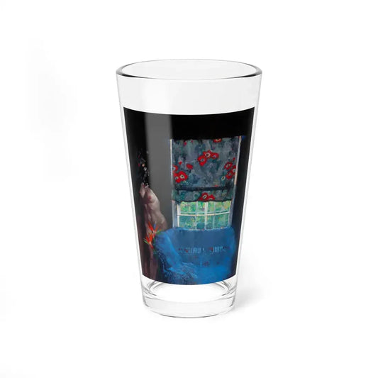 Nude by the Window, Playboy illustration, circa late 1980s-early 1990s - Pint Glass 16oz 16oz - Go Mug Yourself