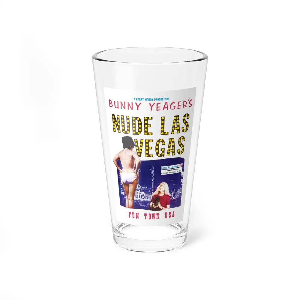 NUDE LAS VEGAS (BUNNY YEAGER) 1963 Movie Poster - Pint Glass 16oz-16oz-Go Mug Yourself