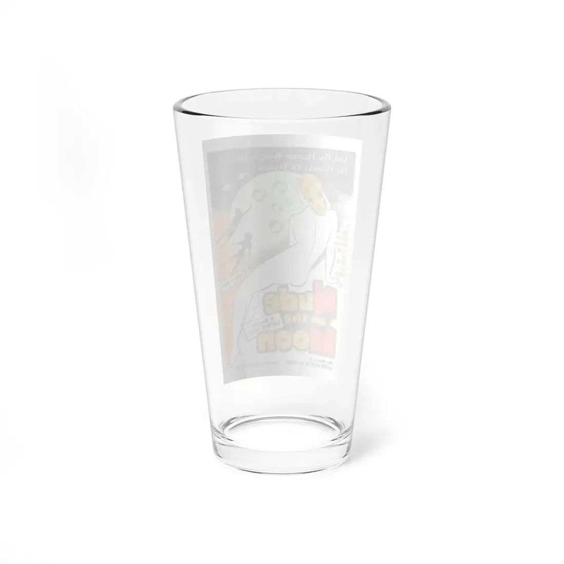 NUDE ON THE MOON 1961 Movie Poster - Pint Glass 16oz - Go Mug Yourself