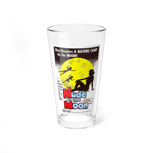NUDE ON THE MOON (2) 1961 Movie Poster - Pint Glass 16oz 16oz - Go Mug Yourself