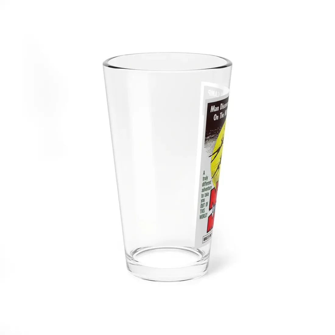 NUDE ON THE MOON (2) 1961 Movie Poster - Pint Glass 16oz - Go Mug Yourself