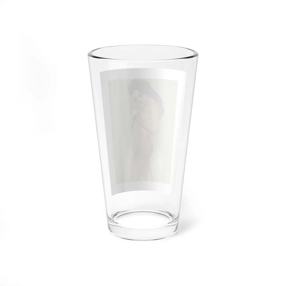 Nude with a Phone, Paperback Cover - Pint Glass 16oz-Go Mug Yourself