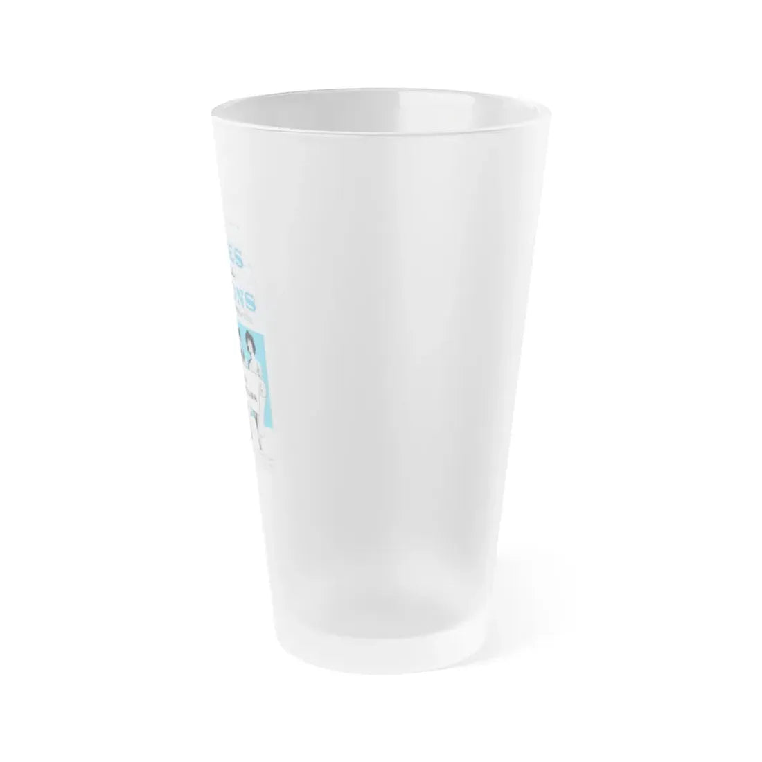 NUDES OF ALL NATIONS 1962 Movie Poster - Frosted Pint Glass 16oz - Go Mug Yourself