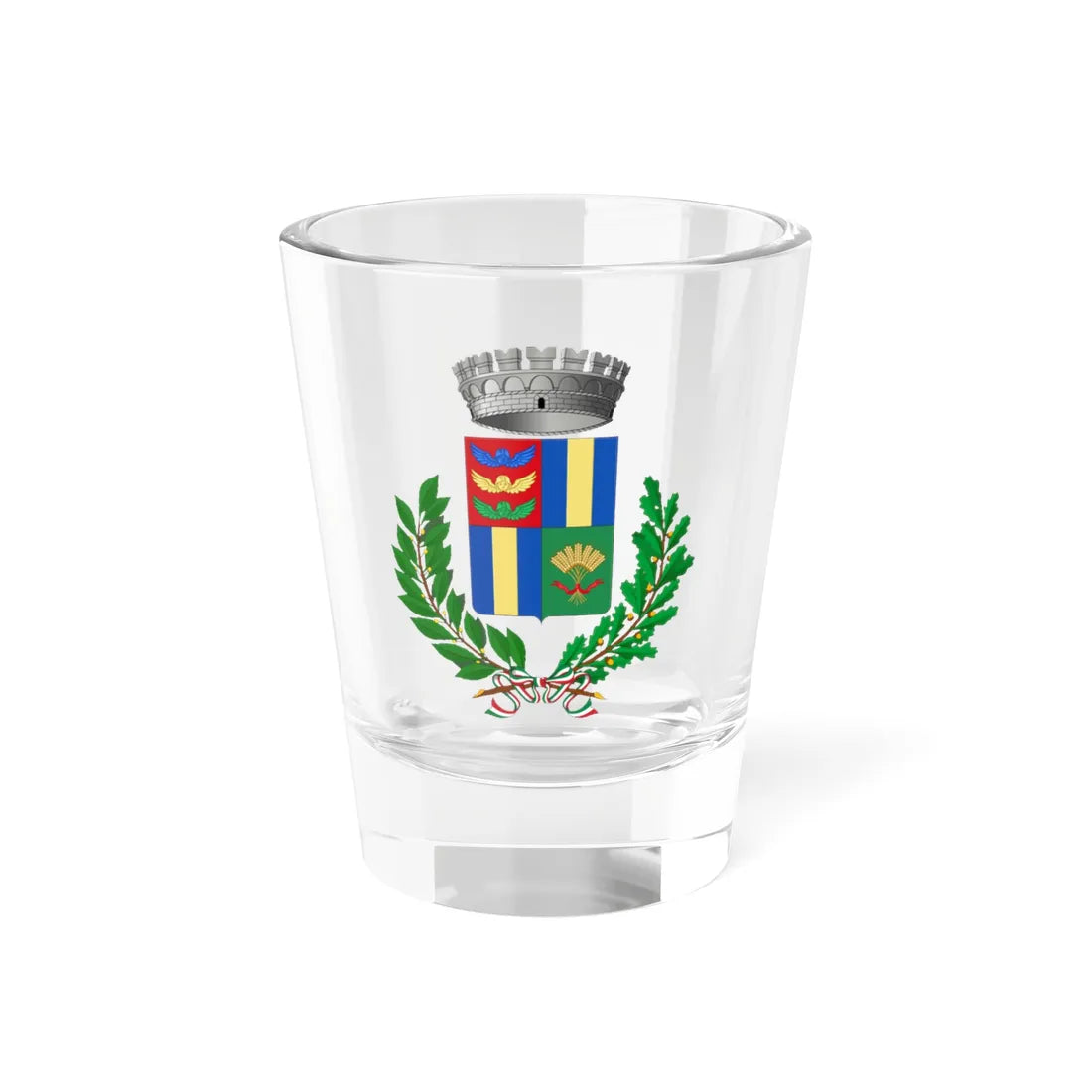 Nulvi-Stemma (Italy) (Coat of Arms) Shot Glass 1.5oz 1.5oz - Go Mug Yourself