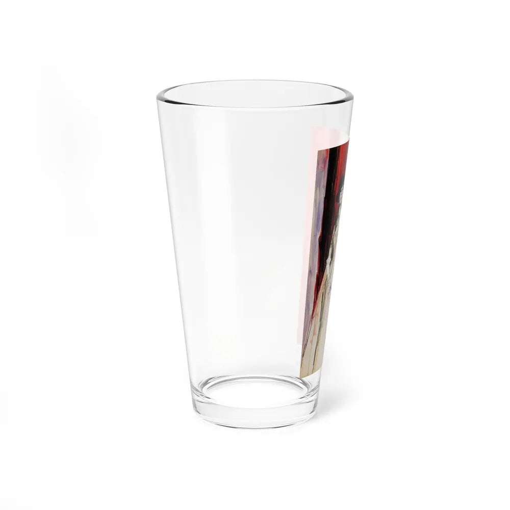 Number 131, Advertising Illustration (Magazine Illustration) Pint Glass 16oz-Go Mug Yourself