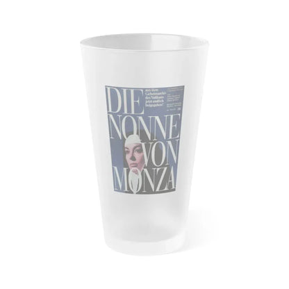 NUN OF MONZA 1969 Movie Poster - Frosted Pint Glass 16oz 16oz Frosted - Go Mug Yourself