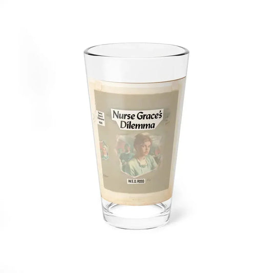 Nurse Grace's Dilemma by W.E.D. Ross (Avalon Books, 1982) - Pint Glass 16oz 16oz - Go Mug Yourself