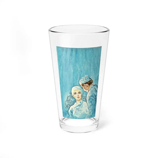 Nurse in Love, paperback cover, c. 1970 - Pint Glass 16oz 16oz - Go Mug Yourself