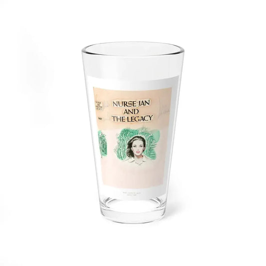 Nurse Jan and The Legacy by Laura C. Raef (Avalon Books, 1974) - Pint Glass 16oz 16oz - Go Mug Yourself