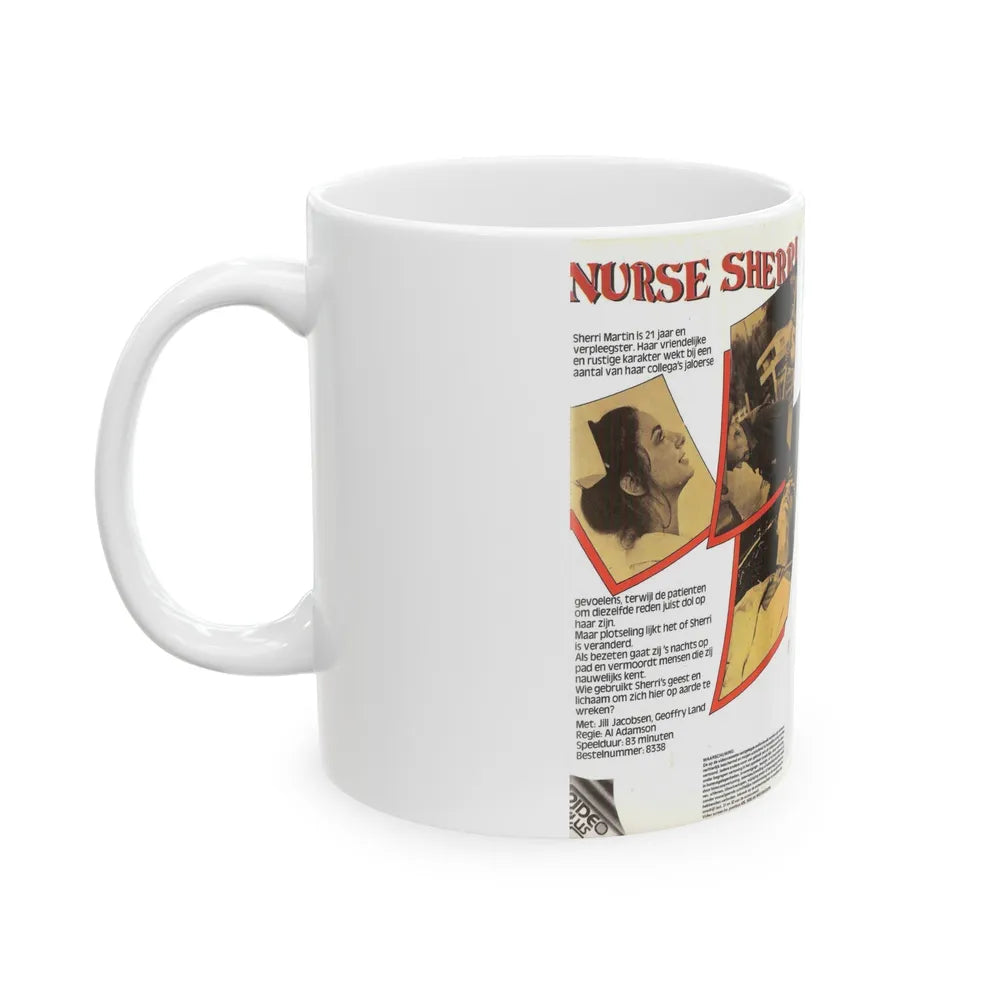 NURSE SHERRI (VHS COVER) - White Coffee Mug-Go Mug Yourself