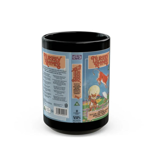 NURSERY RHYMES (VHS COVER) - Black Coffee Mug 15oz - Go Mug Yourself