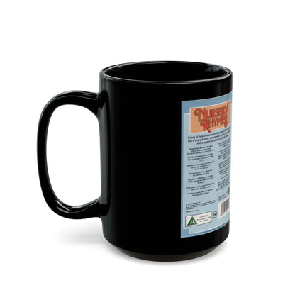 NURSERY RHYMES (VHS COVER) - Black Coffee Mug-Go Mug Yourself