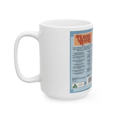 NURSERY RHYMES (VHS COVER) - White Coffee Mug-Go Mug Yourself