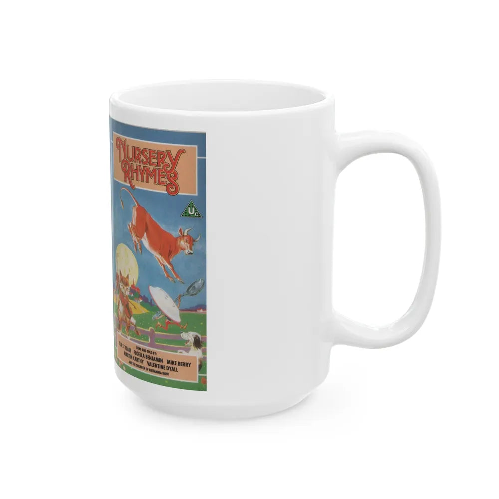 NURSERY RHYMES (VHS COVER) - White Coffee Mug-Go Mug Yourself