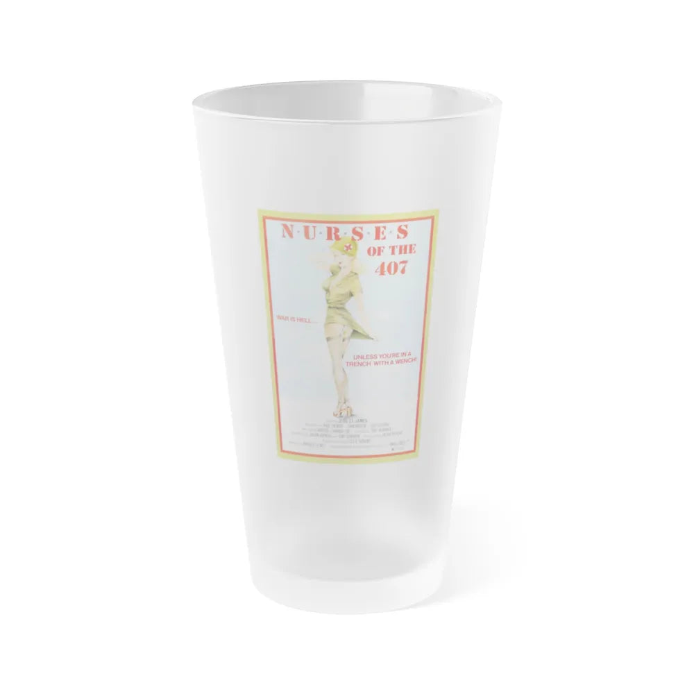 NURSES OF 407 (2) 1982 Movie Poster - Frosted Pint Glass 16oz-16oz-Frosted-Go Mug Yourself