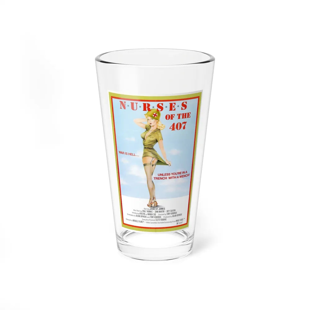 NURSES OF 407 (2) 1982 Movie Poster - Pint Glass 16oz-16oz-Go Mug Yourself