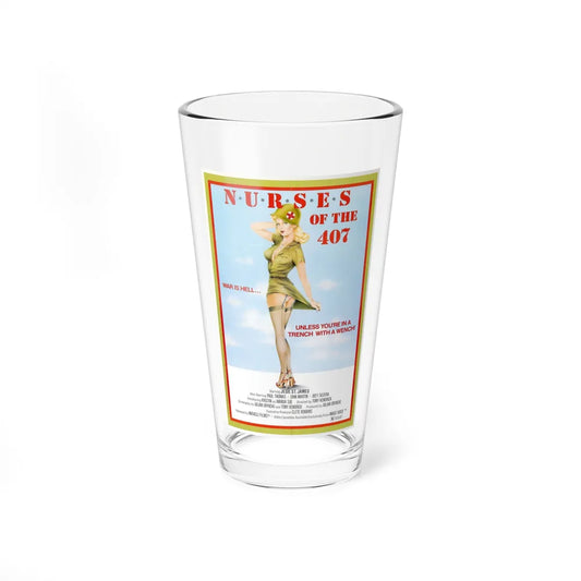 NURSES OF 407 (2) 1982 Movie Poster - Pint Glass 16oz-16oz-Go Mug Yourself