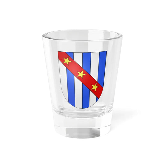 Nuvilly-coat of arms (Switzerland) (Coat of Arms) Shot Glass 1.5oz 1.5oz - Go Mug Yourself