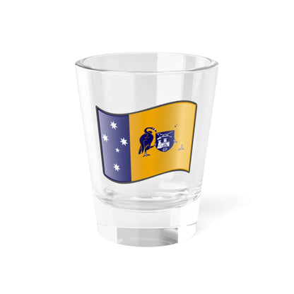 Nuvola ACT flag (Australia) Shot Glass 1.5oz 1.5oz - Go Mug Yourself