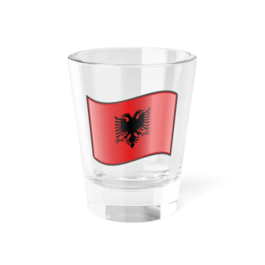 Nuvola Albanian flag (Albania) Shot Glass 1.5oz 1.5oz - Go Mug Yourself