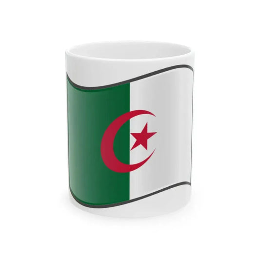 Nuvola Algerian flag (Algeria) White Coffee Mug 11oz - Go Mug Yourself
