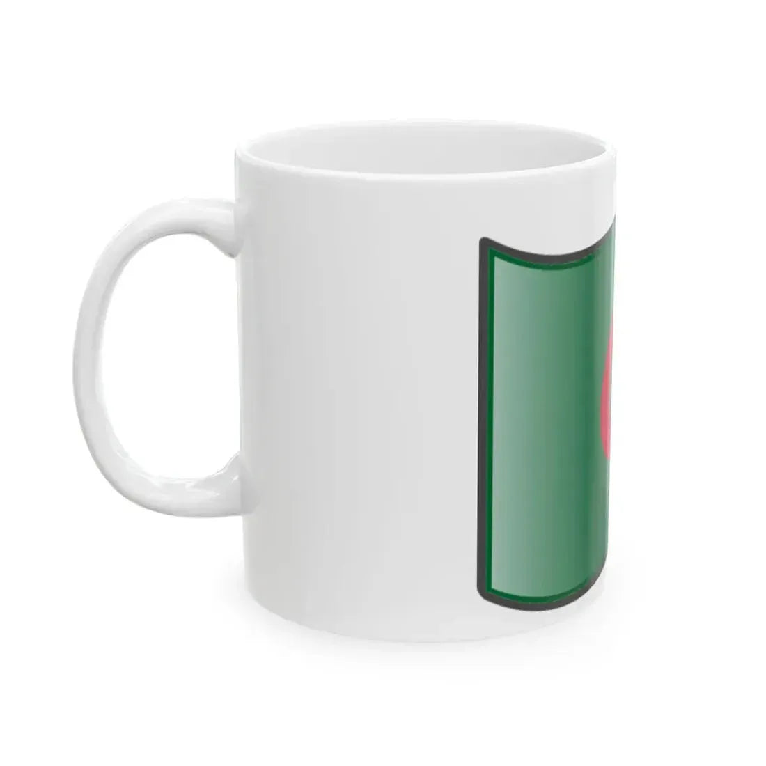 Nuvola Algerian flag (Algeria) White Coffee Mug - Go Mug Yourself