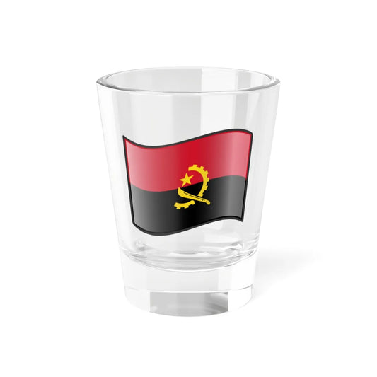 Nuvola Angolan flag (Angola) Shot Glass 1.5oz 1.5oz - Go Mug Yourself