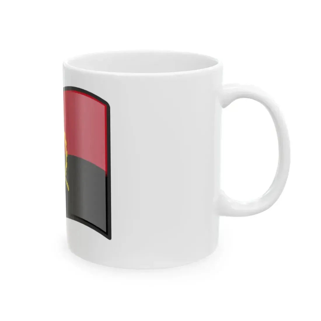 Nuvola Angolan flag (Angola) White Coffee Mug - Go Mug Yourself