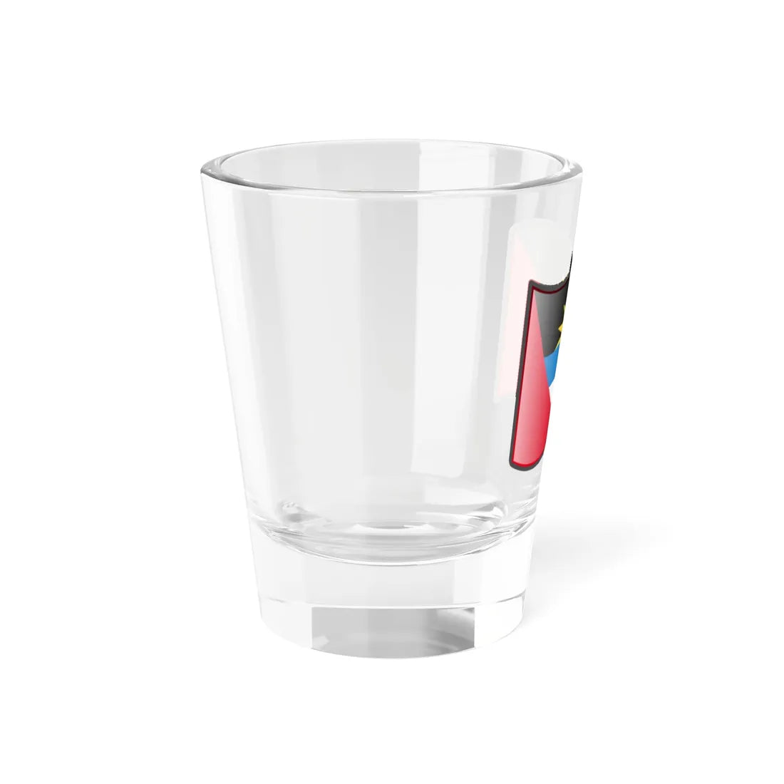 Nuvola Antiguan-Barbudan flag (Antigua and Barbuda) Shot Glass 1.5oz - Go Mug Yourself
