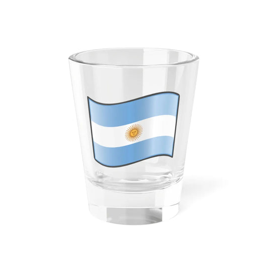 Nuvola Argentine flag (Argentina) Shot Glass 1.5oz 1.5oz - Go Mug Yourself