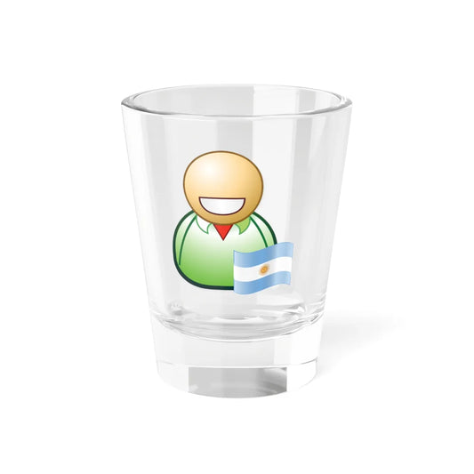Nuvola Argentine man icon2 (Argentina) Shot Glass 1.5oz 1.5oz - Go Mug Yourself