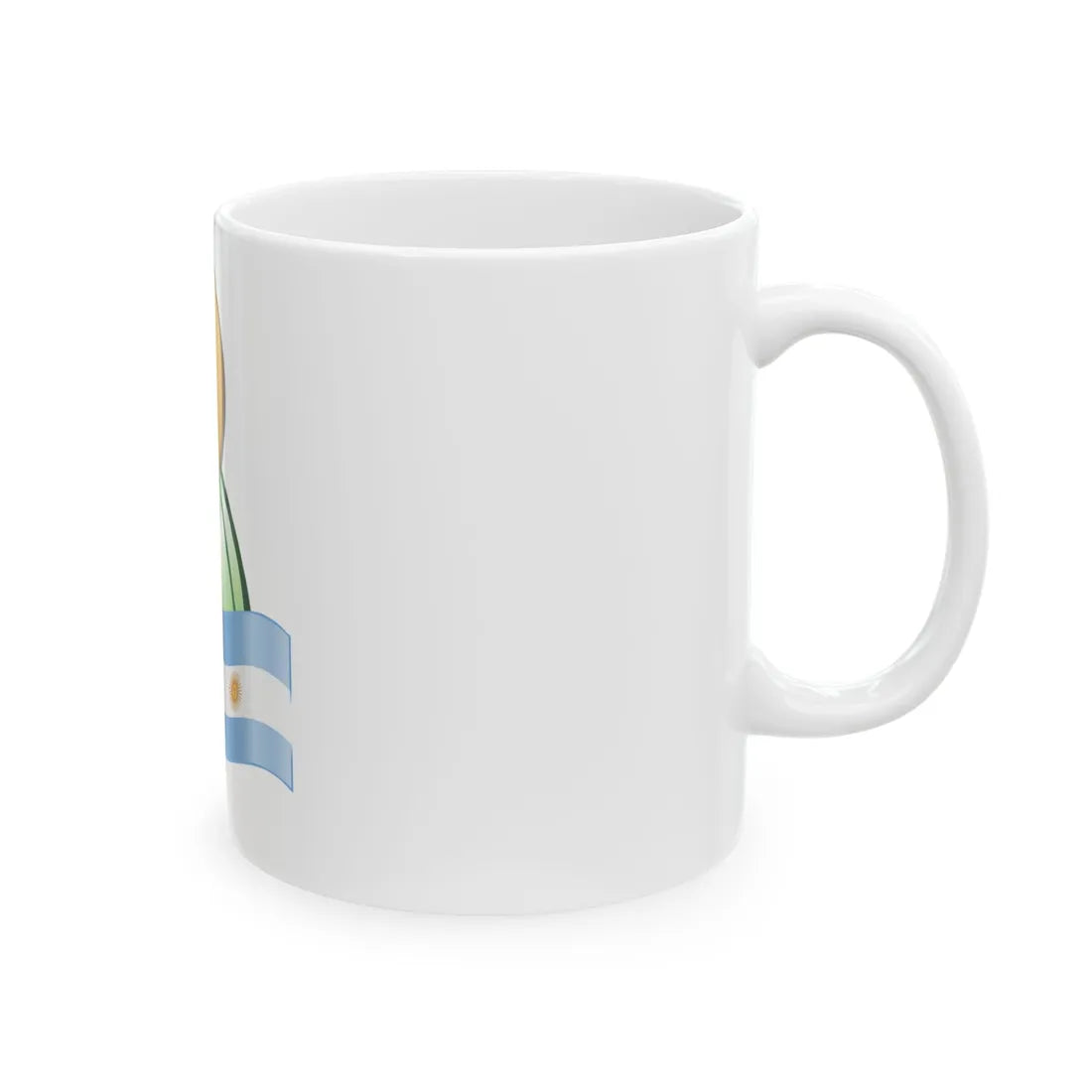 Nuvola Argentine man icon2 (Argentina) White Coffee Mug - Go Mug Yourself