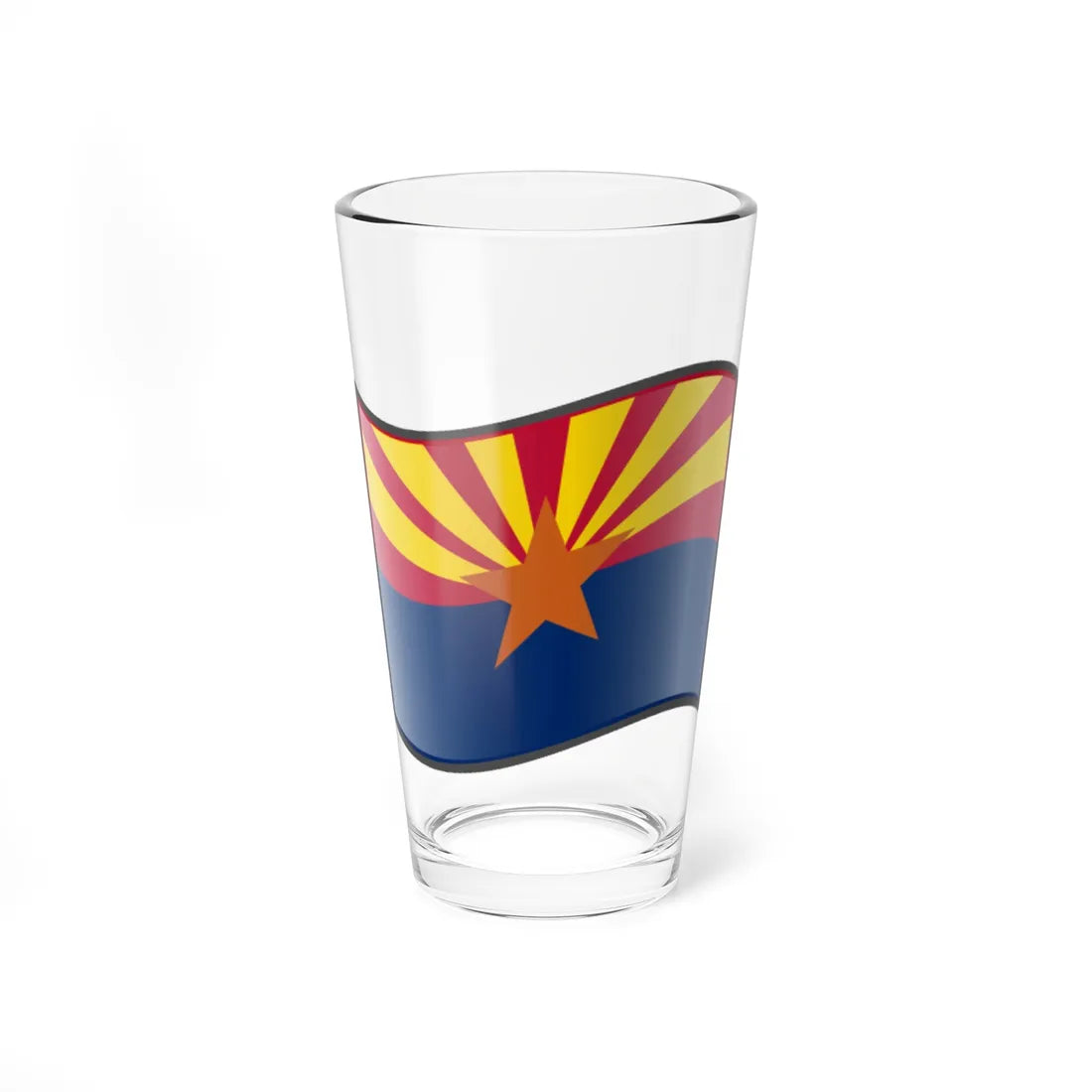 Nuvola Arizona flag (United States) Pint Glass 16oz 16oz - Go Mug Yourself