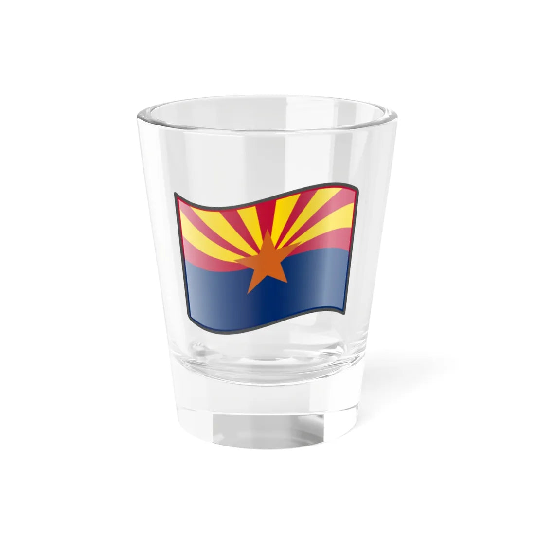 Nuvola Arizona flag (United States) Shot Glass 1.5oz 1.5oz - Go Mug Yourself