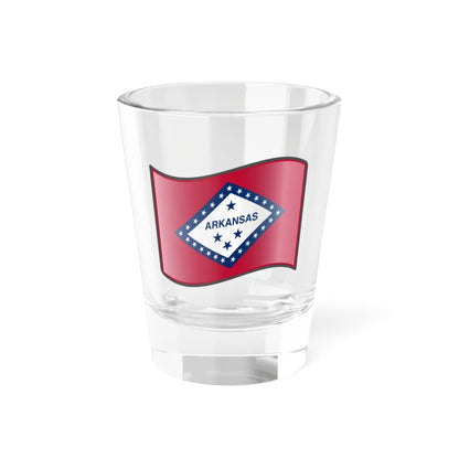 Nuvola Arkansas flag (United States) Shot Glass 1.5oz 1.5oz - Go Mug Yourself