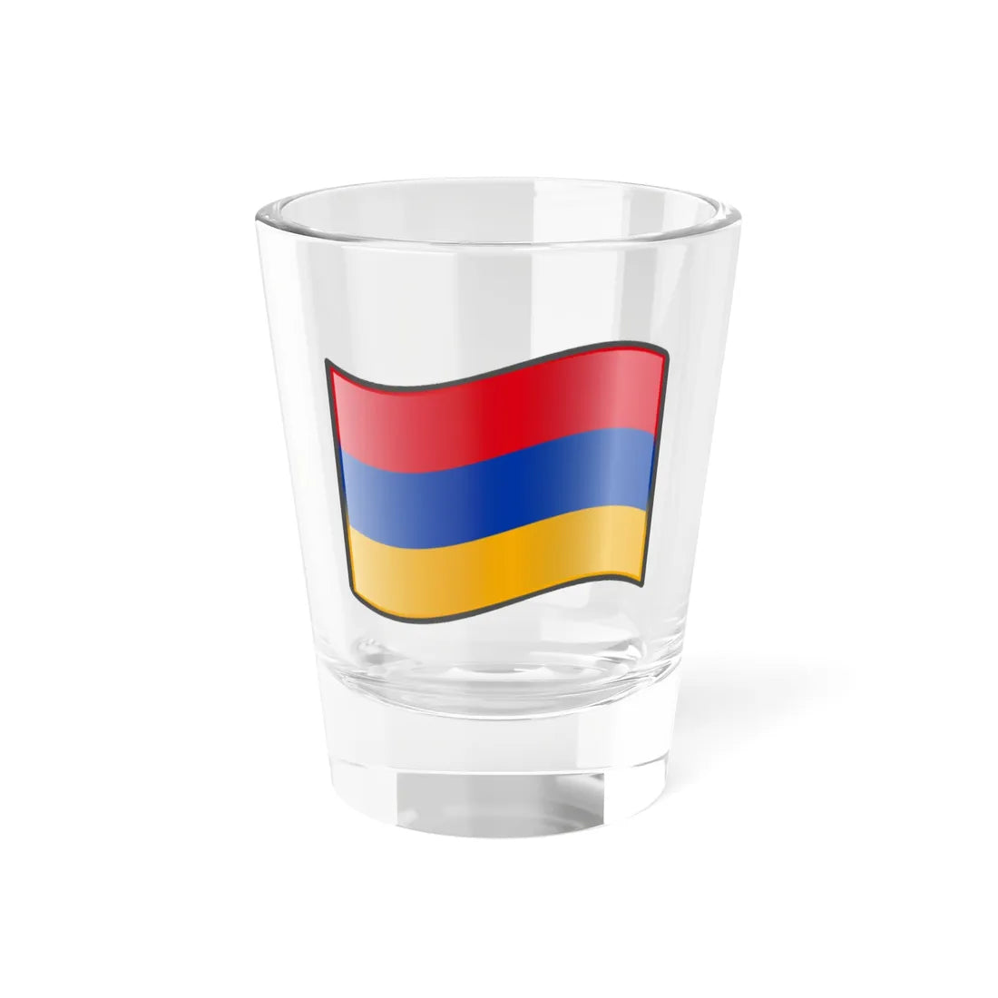 Nuvola Armenian flag (Armenia) Shot Glass 1.5oz 1.5oz - Go Mug Yourself