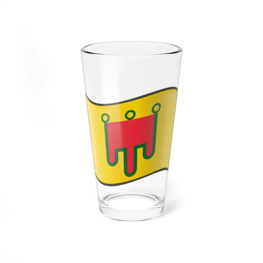 Nuvola Auvergne flag (France) Pint Glass 16oz 16oz - Go Mug Yourself