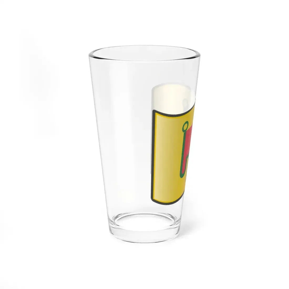 Nuvola Auvergne flag (France) Pint Glass 16oz - Go Mug Yourself