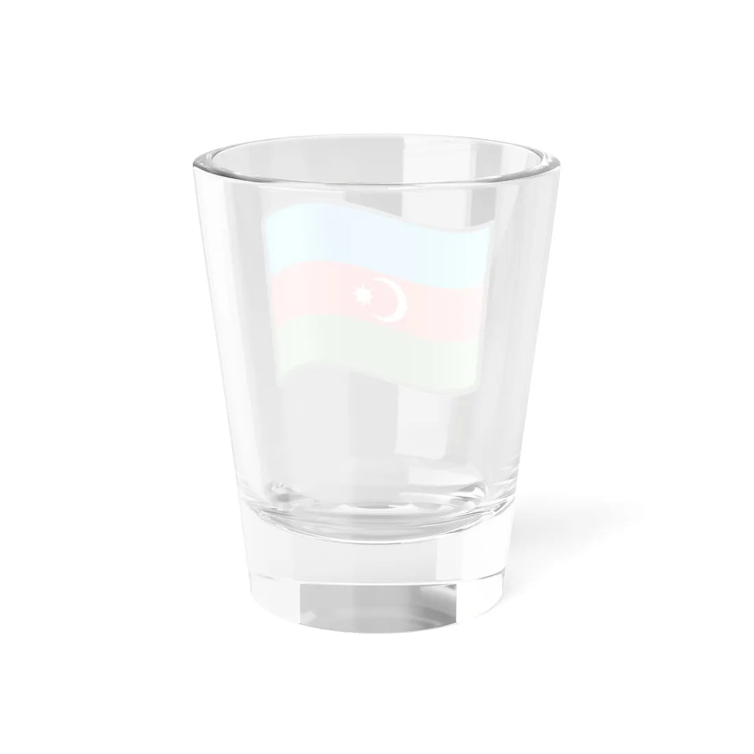 Nuvola Azerbaijan flag (Azerbaijan) Shot Glass 1.5oz - Go Mug Yourself