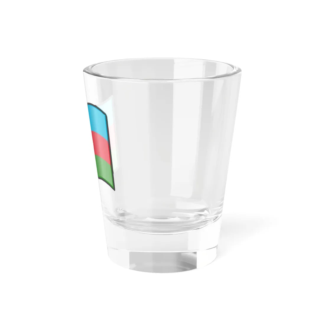 Nuvola Azerbaijan flag (Azerbaijan) Shot Glass 1.5oz - Go Mug Yourself