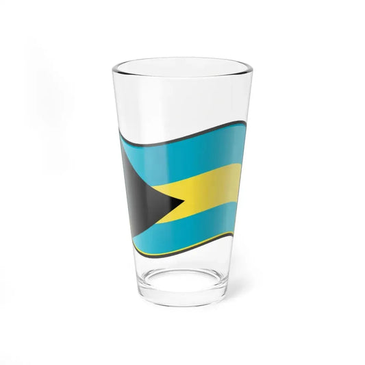 Nuvola Bahamas flag (Bahamas) Pint Glass 16oz 16oz - Go Mug Yourself