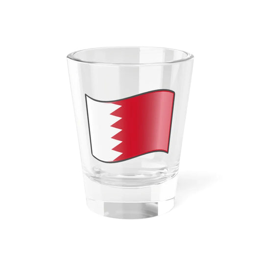Nuvola Bahraini flag (Bahrain) Shot Glass 1.5oz 1.5oz - Go Mug Yourself