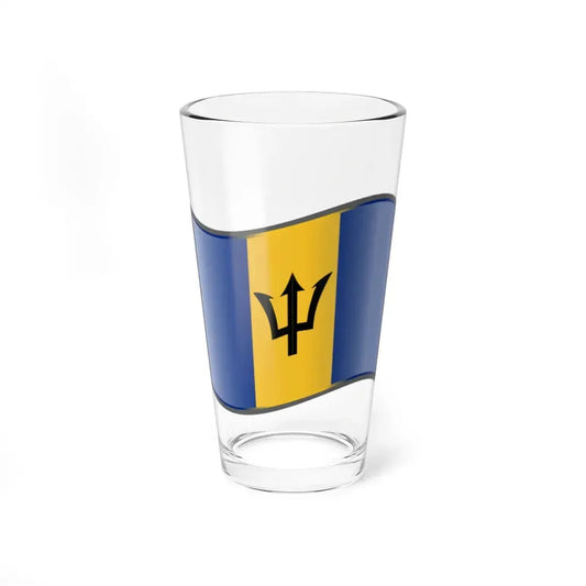 Nuvola Barbados flag (Barbados) Pint Glass 16oz 16oz - Go Mug Yourself