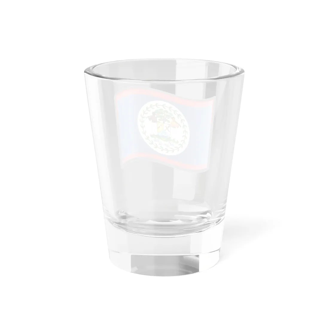 Nuvola Belizean flag (Belize) Shot Glass 1.5oz - Go Mug Yourself