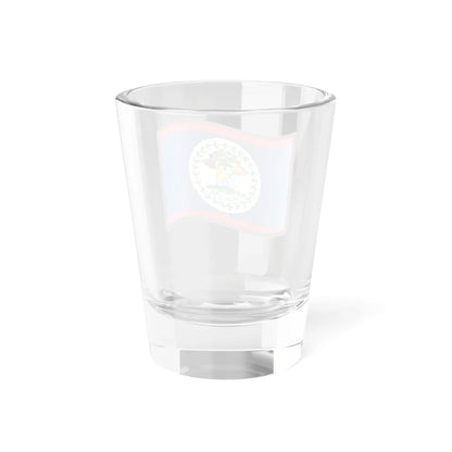 Nuvola Belizean flag (Belize) Shot Glass 1.5oz - Go Mug Yourself