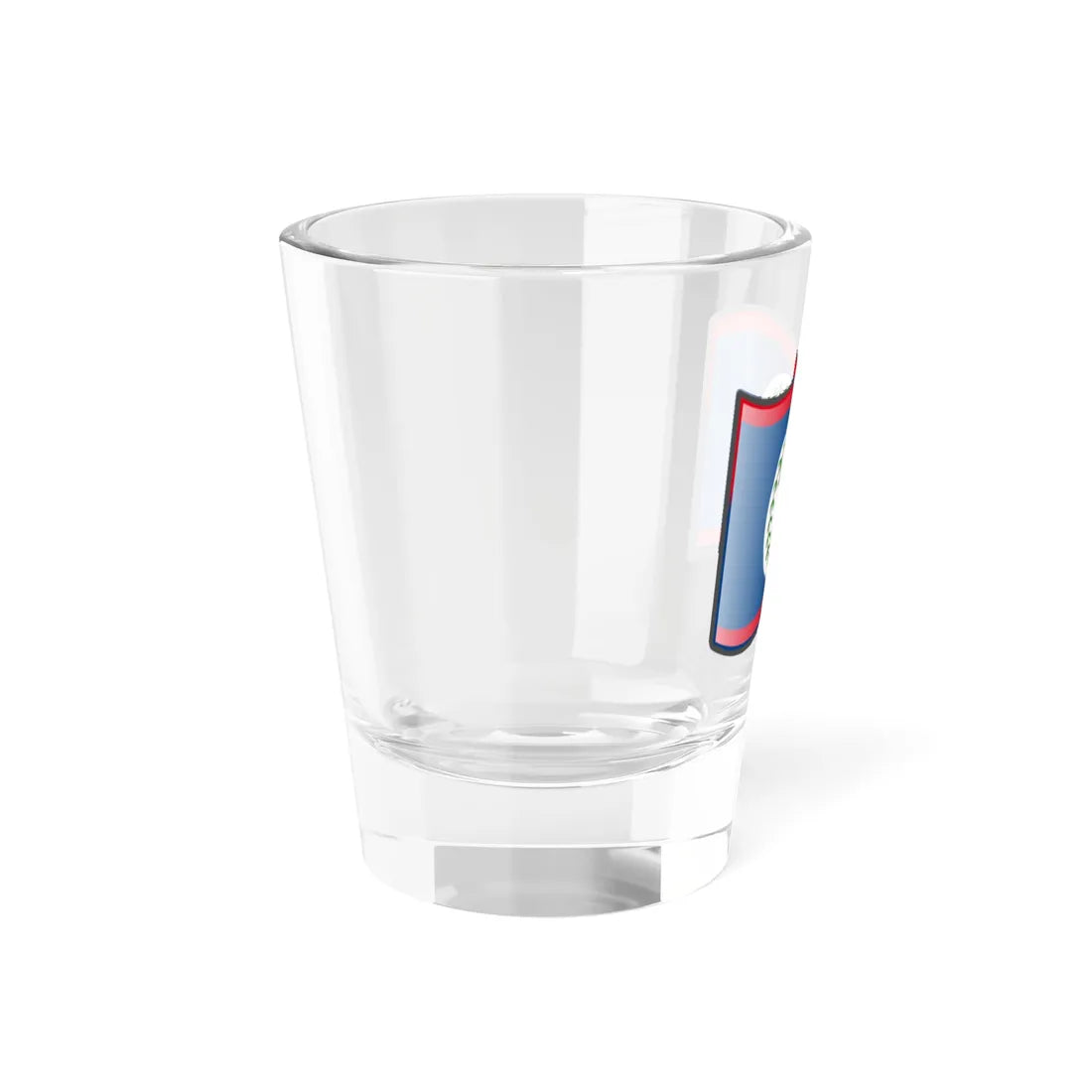 Nuvola Belizean flag (Belize) Shot Glass 1.5oz - Go Mug Yourself