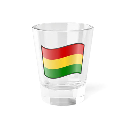 Nuvola Bolivian civil flag (Bolivia) Shot Glass 1.5oz 1.5oz - Go Mug Yourself